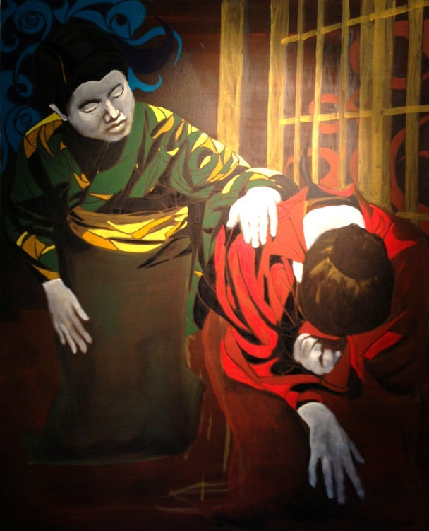 Scene from Woman Killer in Oil Hell